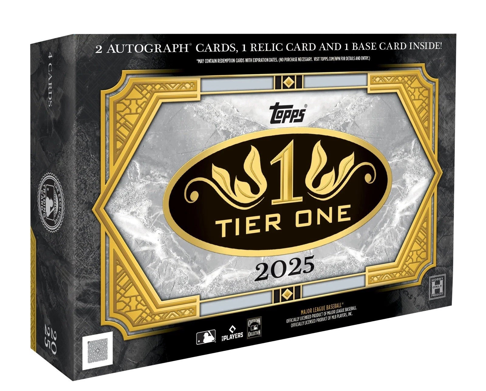 2025 Topps Tier One Baseball Hobby Box - Factory Sealed