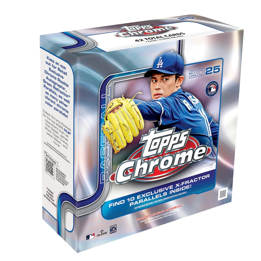 2025 Topps Chrome - Baseball - Mega Box (Factory Sealed) – The
