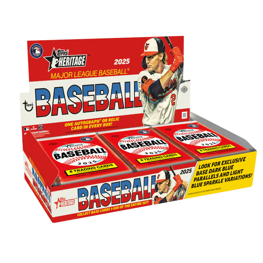 2025 Topps Heritage Baseball Factory Sealed Hobby Box